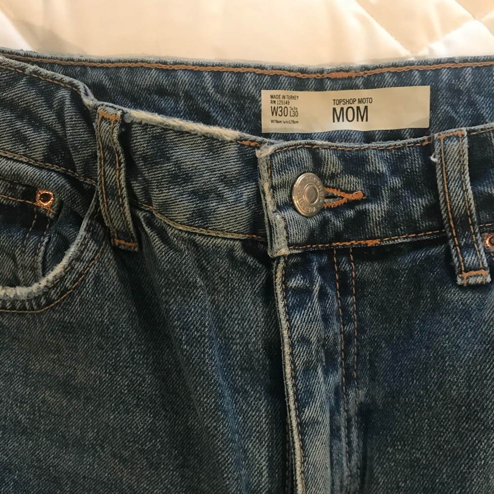 Topshop mom jeans
